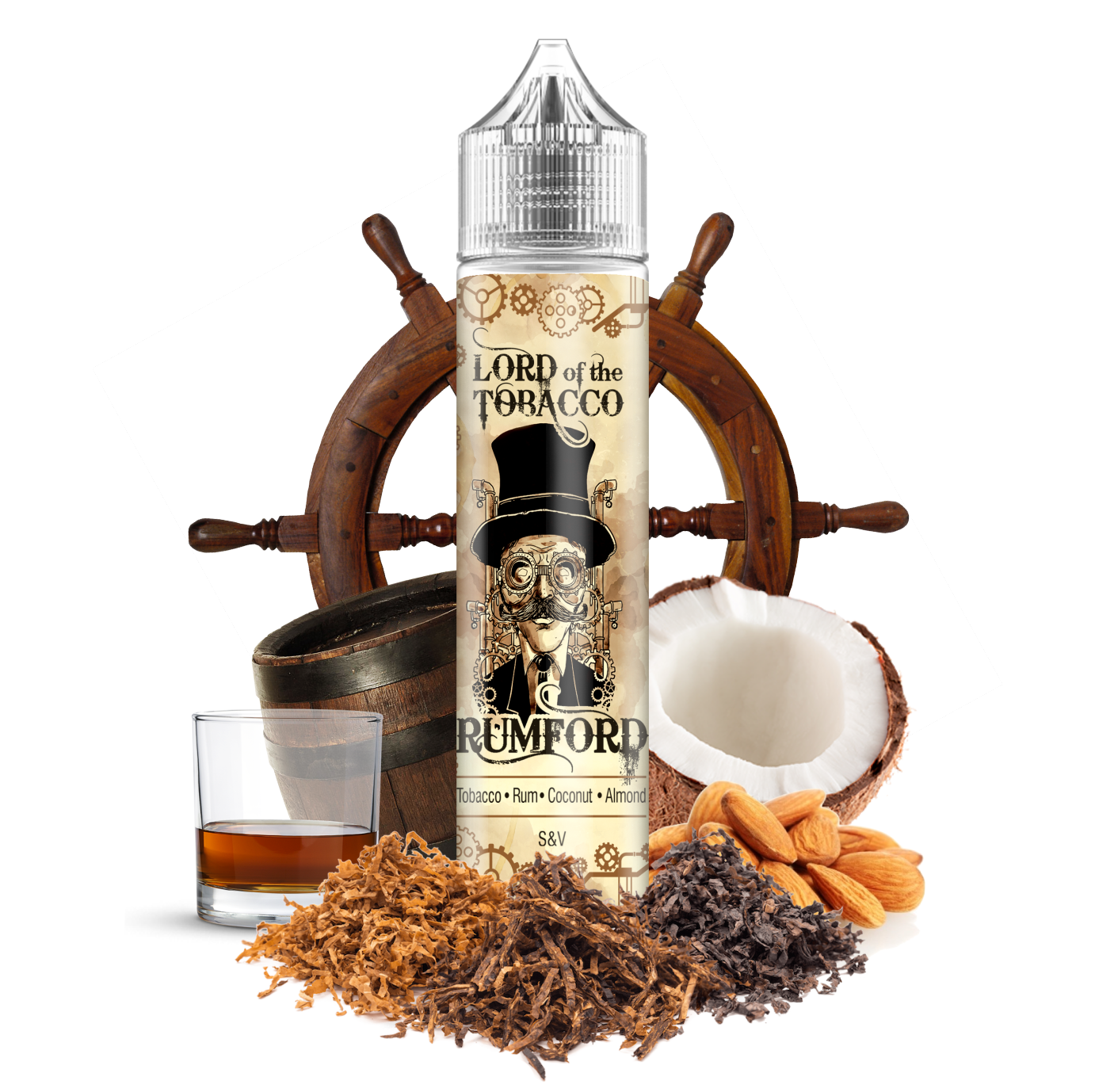RUMFORD / tabák, rum, mandle, kokos - Lord of the Tobacco shake&vape 12ml Dream Flavor