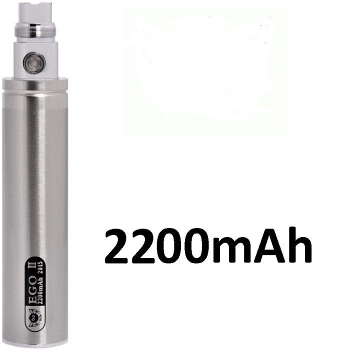 Baterie typ EGO 2200 mAh - stříbrná Vapesoon