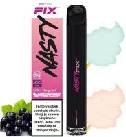 BLACKCURRANT COTTON CANDY / černý rybíz & cukr.vata - Nasty Juice FIX 700 mAh -jednorázová e-cigareta | 10 mg, 20 mg
