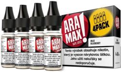 MAX BLUEBERRY - Aramax 4pack 4x10ml | 3mg, 6 mg, 12 mg, 18 mg