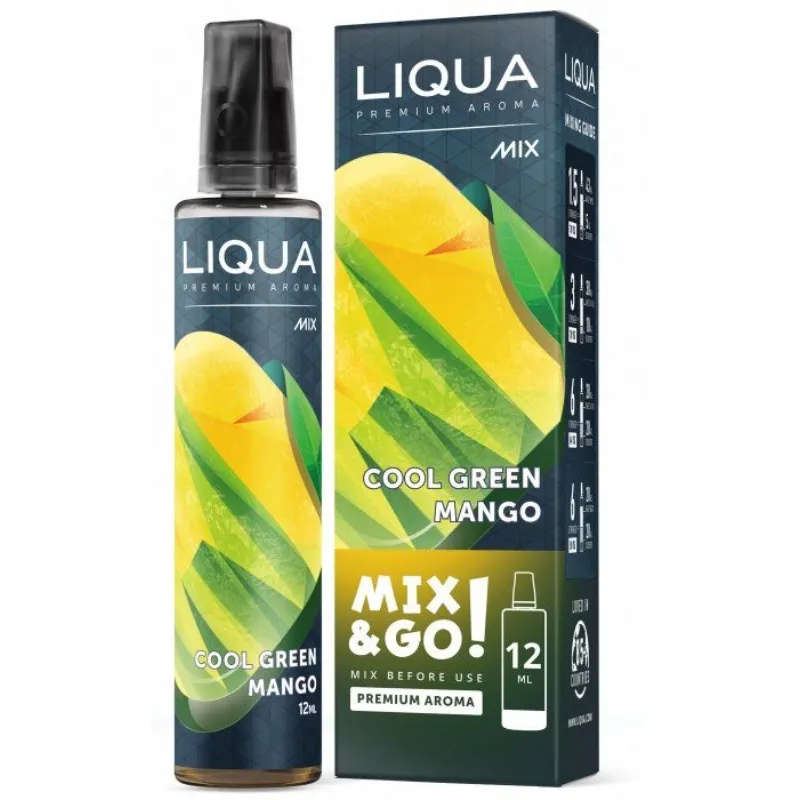 CHLADIVÉ MANGO / Cool Green Mango - LIQUA Mix&Go 12ml Ritchy Group