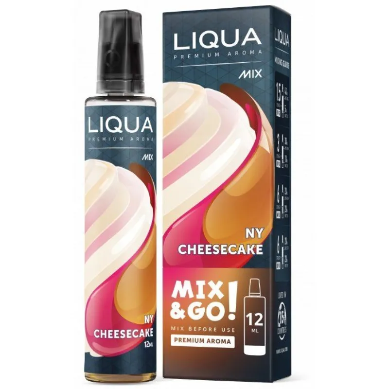 NEWYORSKÝ CHEESECAKE / NY Cheesecake - LIQUA Mix&Go 12ml Ritchy Group